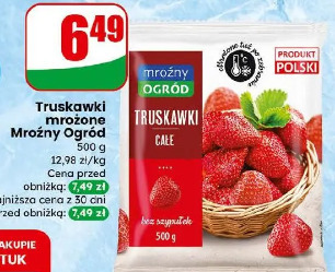 Truskawki mrożone Mrożny Ogród