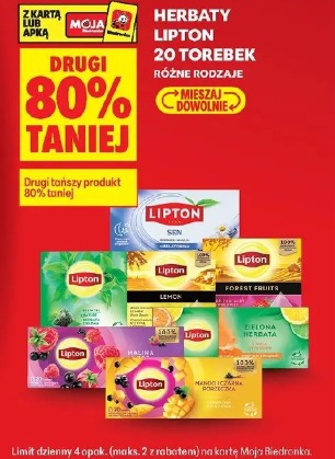 Herbaty Lipton 20 torebek