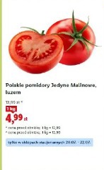 Polskie pomidory Jedyne Malinowe