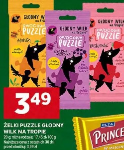 Żelki Puzzle Głodny Wilk na tropie