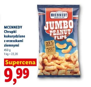 Mcennedy Chrupki kukurydziane z orzeszkami ziemnymi