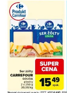 Ser żółty Carrefour Gouda
