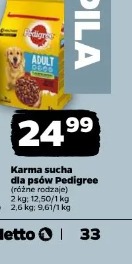 Karma sucha dla psów Pedigree