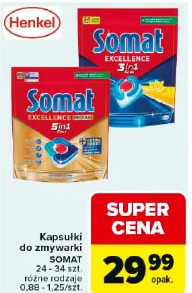 Kapsułki do zmywarki Somat