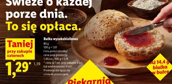 Bułka wysokobiałkowa