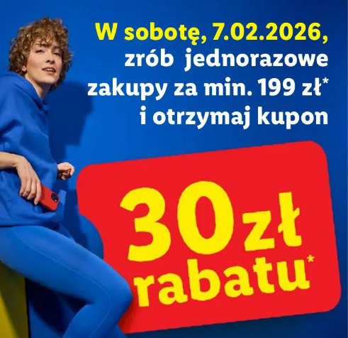 30 zł rabatu przy zakupach za min. 199 zł