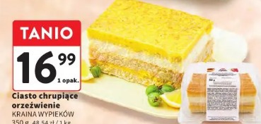 Ciasto chrupiące orzeźwienie Kraina Wypieków