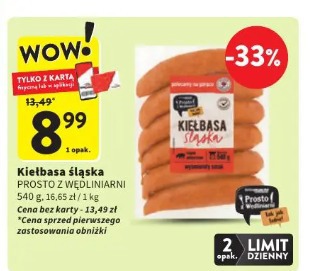 Kiełbasa śląska Prosto z Wędlinarni