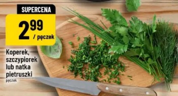 Koperek, szczypiorek lub natka pietruszki