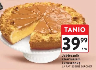 Jabłecznik z karmelem i kruszonką LA PATISSERIE DU CHEF