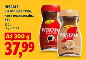Nescafé Classic lub Crema, kawa rozpuszczalna, XXL