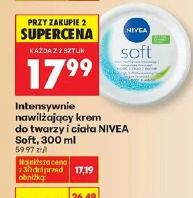 Nivea Soft intensywnie nawilżający krem do twarzy i ciała