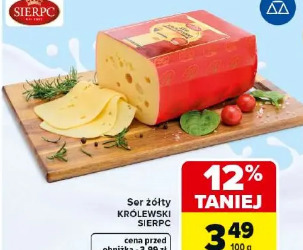 Ser żółty KRÓLEWSKI SIERPC