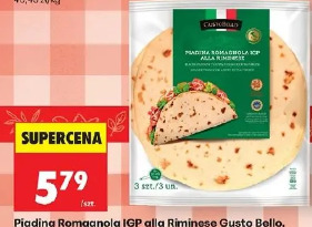Piadina Romagnola IGP alla Riminese Gusto Bello