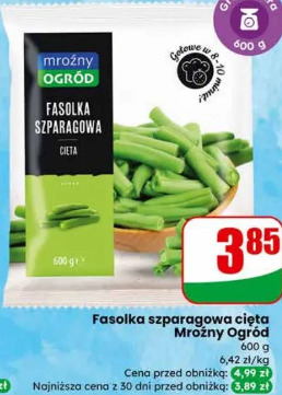 Fasolka szparagowa cięta Mrożny Ogród