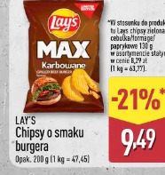 Lay's Chipsy o smaku burgera