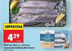 Filet ze skórą z miruny nowozelandzkiej Marinero
