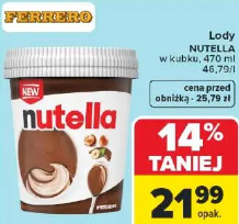 Lody Nutella Ferrero