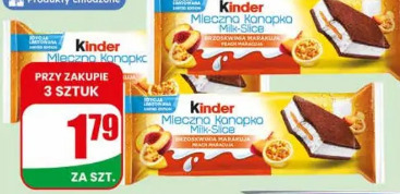 Kinder Mleczna Kanapka brzoskwinia marakuja