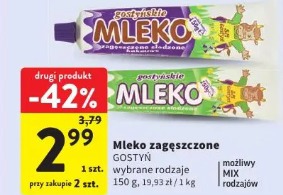 Mleko zagęszczone Gostyń wybrane rodzaje