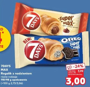 7Days Max Rogalik z nadzieniem różne rodzaje 110/98 g opakowanie