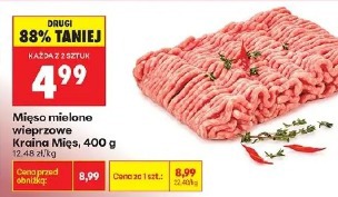 Mięso mielone wieprzowe Kraina Mięs