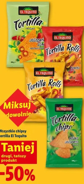 El Tequito Wszystkie chipsy tortilla