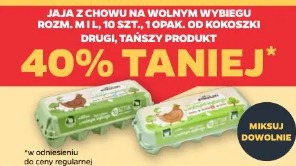 Jaja z chowu na wolnym wybiegu