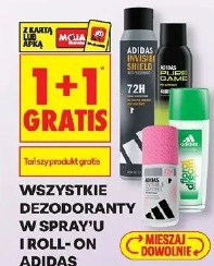Wszystkie dezodoranty w spray’u i roll-on Adidas