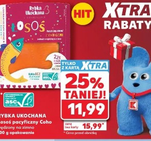 Rybka Ukochana Łosoś pacyficzny Coho wędzony na zimno