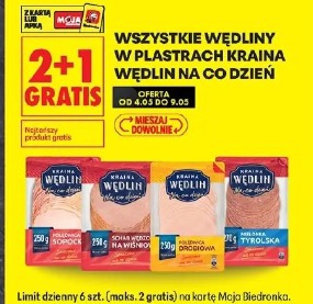 Wszystkie wędliny w plastrach Kraina Wędlin na co dzień