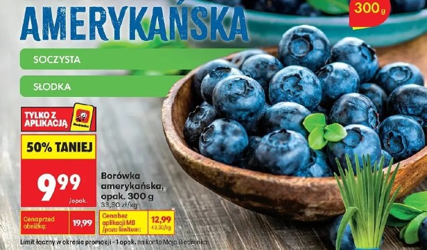 Borówka amerykańska, opak. 300g