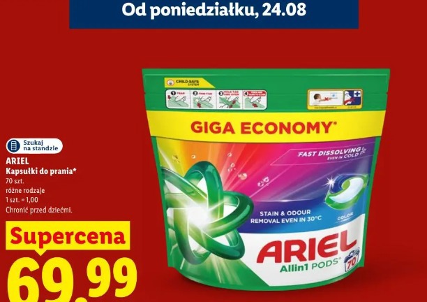 Ariel kapsułki do prania