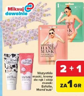 Wszystkie maski, kremy do rąk i stóp marek: Esfolio, Mond'sub