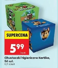 Chusteczki higieniczne Kartika, 56 szt.