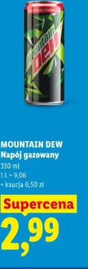 Mountain Dew Napój gazowany
