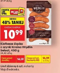 Kiełbasa śląska z szynki Kraina Wędlin Select