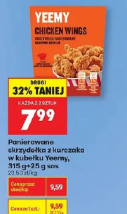 Panierowana skrzydełka z kurczaka w kubełku Yeemy