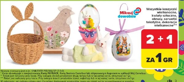 Wszystkie koszyczki wielkanocne, kwiaty sztuczne, obrusy, serwetki tekstylne, dekoracje wielkanocne