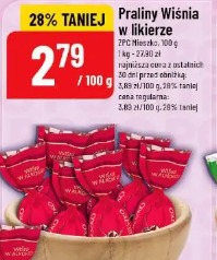 Praliny Wiśnia w likierze