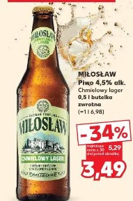 Miłosław Piwo 4,5% alk. Chmielowy lager
