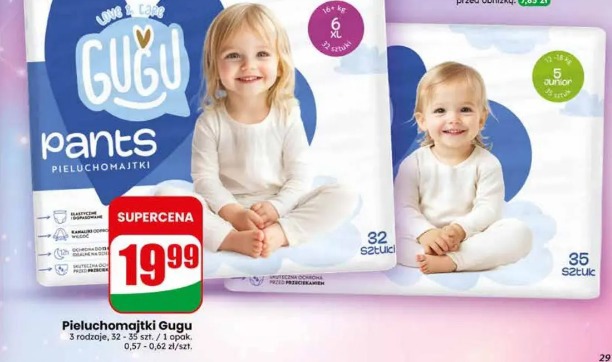 Pieluchomajtki Gugu