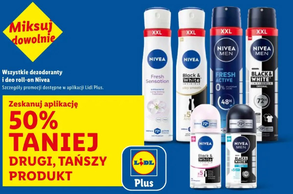 Wszystkie dezodoranty i deo roll-on Nivea