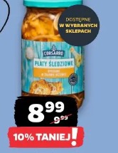 Płaty śledziowe opiekane w zalewie octowej Corsarro