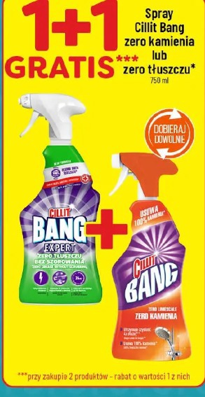 Spray Cilit Bang zero kamienia lub zero tłuszczu