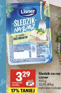 Śledzik na raz Lisner