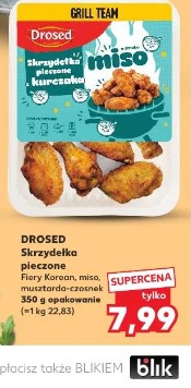 Drosed Skrzydełka pieczone Fiery Korean, miso, musztarda-czosnek
