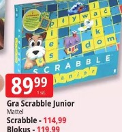 Gra Scrabble Junior Mattel Scrabble/Blokus