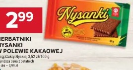Herbatniki Nysanki w polewie kakaowej Cukry Nyskie
