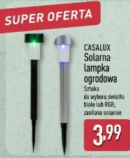 Solarna lampka ogrodowa